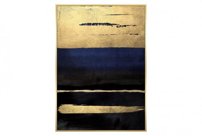 Picture in the golden frame 82x122
