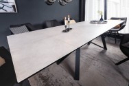 ALTAS - Vackert matbord med förlängningsfunktion betong
