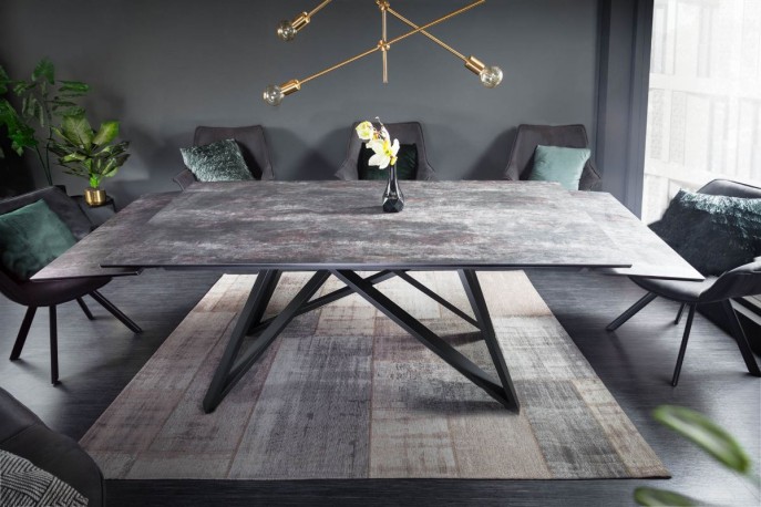 Dining table Atlas 180-220-260cm ceramic lava