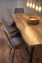 KOPMAN - Justerbart bord i naturek 150-210 cm