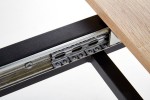 ALBON folding table sonoma oak / gray
