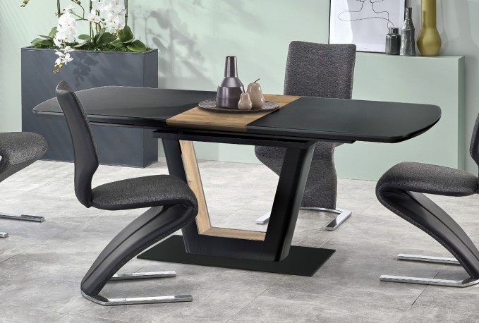 POMINI - Justerbart bord med vacker fanér 160-200 cm
