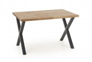APEXA - 140x85CM FÖRLÄNGNINGSBART MATBORD MASSIV EK