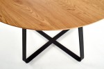 LOOPER 2 round table golden oak / black