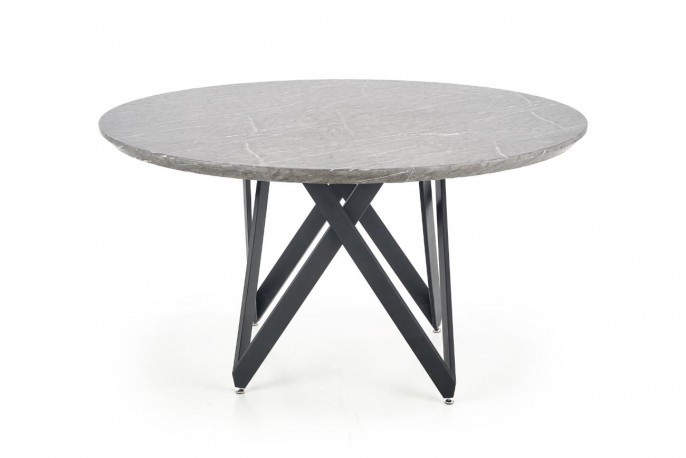 WHARF - Vackert matbord med grå marmor 140 cm