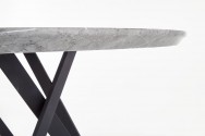 WHARF - Vackert matbord med grå marmor 140 cm