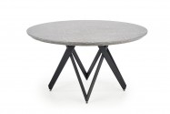 WHARF - Vackert matbord med grå marmor 140 cm