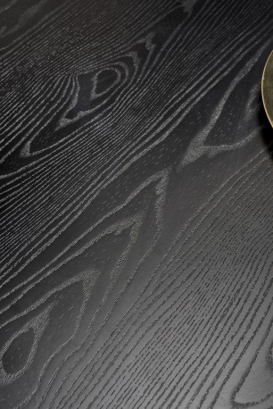 EMBOS black / gold dining table