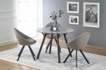 BALROG ROUND table light gray / black
