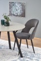 BALROG ROUND table light gray / black