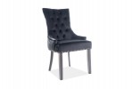 Edward Velvet chair black