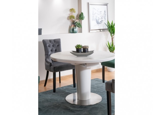 Edward Velvet chair gray