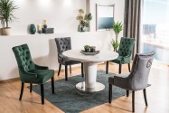 Edward Velvet chair gray