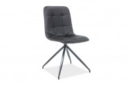 Texo Velvet chair black