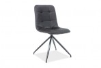 Texo Velvet chair black