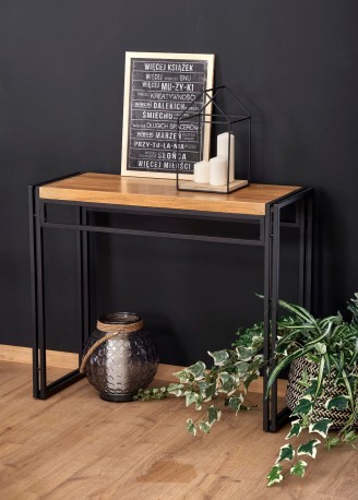 SIMON - Elegant sminkbord i industriell stil 90 cm