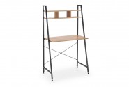 NORDLAND - Skrivbord med smidig hylla sonomaek 142 cm
