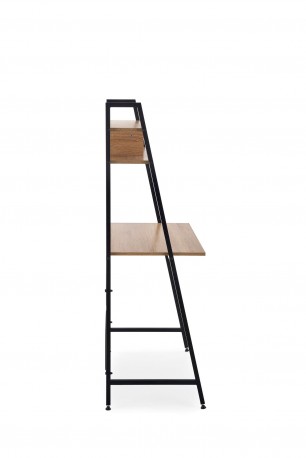 NORDLAND - Skrivbord med smidig hylla sonomaek 142 cm