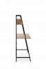 NORDLAND - Skrivbord med smidig hylla sonomaek 142 cm