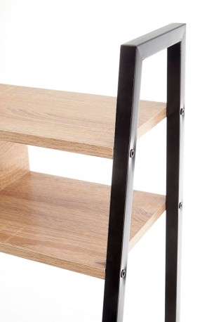 NORDLAND - Skrivbord med smidig hylla sonomaek 142 cm