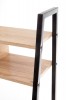 NORDLAND - Skrivbord med smidig hylla sonomaek 142 cm