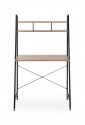 NORDLAND - Skrivbord med smidig hylla sonomaek 142 cm