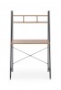 NORDLAND - Skrivbord med smidig hylla sonomaek 142 cm