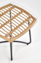 CARRY - sidobord i svart och rotting