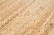 XENIA - Fyrkantigt soffbord med glas och fanér 60 cm