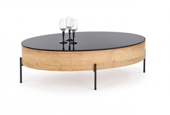 WALTER - Elegant soffbord med förvaringsfunktion 120 cm