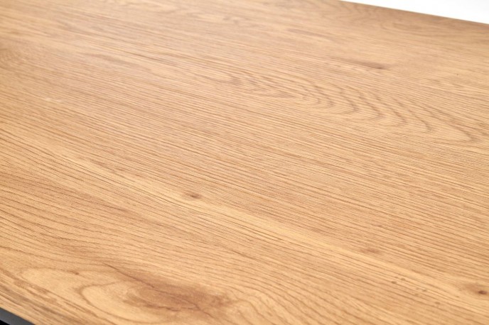 GALANT - Elegant soffbord med gyllene ekfanér 105 cm