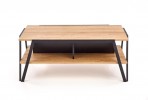 ALESSANDRO - Häftigt soffbord i industriell stil 113 cm