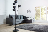 Stehleuchte Magma 170cm schwarz gold