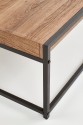 FREGATT - Härligt soffbord i honungsnöt/svart 84 cm