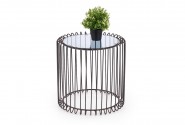 AMINA table black / smoked