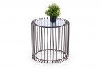 AMINA table black / smoked