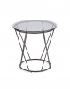 MANILA table black / smoked