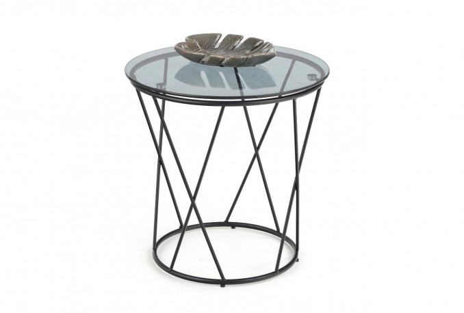 MANILA table black / smoked