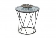 MANILA table black / smoked