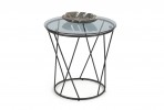 MANILA table black / smoked