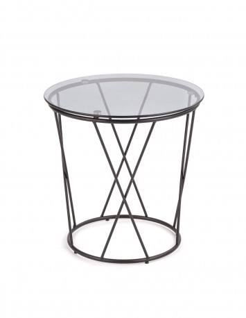MANILA table black / smoked