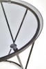 MANILA table black / smoked