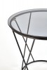 MANILA table black / smoked