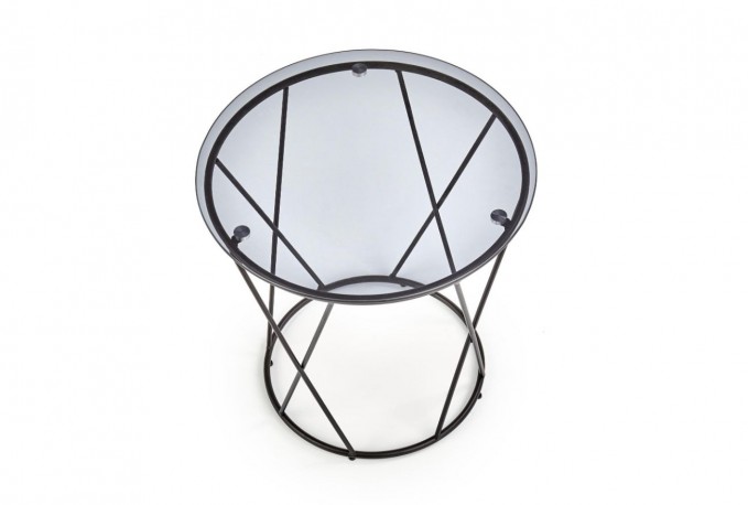 MANILA table black / smoked