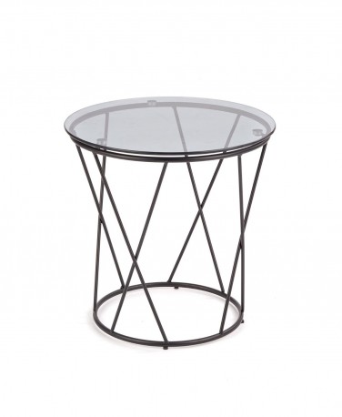 MANILA table black / smoked