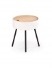 AURA table white / black