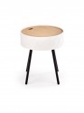 AURA table white / black