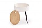 AURA table white / black