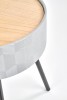 AURA table gray / black