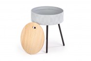 AURA table gray / black
